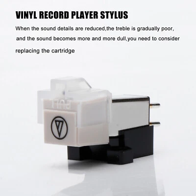Dynamic Turntable Magnetic Cartridge For Audio-Technica AT3600L AT3600 W/ Needle
