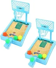 Early Learning Toy Basketball Basketball Toy for Child 2 Sets Educational Desktop Game Random Color