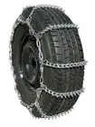 Snow Chains 7.00-15TR, 7.00 15T Studded Cam Tire Chains Set of 2