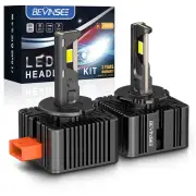 D3S LED Headlight Bulbs 80W Bright White for GMC Yukon XL 2015-2019 HID Replace (for: Porsche)