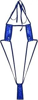 [GRRKDFQ] Women's Erotic, Chemises & Negligees Backless Three-Point Lingerie