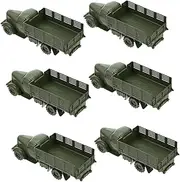 BESPORTBLE 6pcs Truck Model Vehicle for Interactive Table Decor for Home School Office Creative Micro Landscaping Figurines