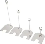 4pcs Elegant Table Number Stands Stylish Picture Holders for Weddings Showers Parties Name Card Clips for Memo Photo Display