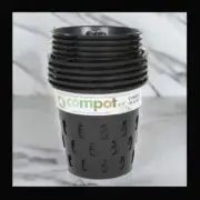 In-Ground Garden Compost Bins / Composters / Black Recycled Compots x 5