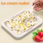 Ice Cream Maker Yogurt Frozen Pan Mini Fried Yogurts Machine Rolled Homemade ☏§