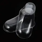 LIFKOME 10Pcs Transparent Shoe Display Models Foot Holders for Socks and Booties Durable Support for Shoes for Retail Showcase and Home Organization