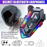 Y20 Bluetooth 5.3 Wireless Motorcycle Helmet Headset Motorbike Headphone