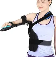 Rotator Cuff Fixation Brace Adjustable Strap Elastic Adult Shoulder Abduction Orthosis Soft Composite Material Adjustable Adduction and Abduction Angles for Dislocated Joint