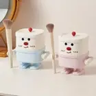 Plastic Pen Holder Cute Trash Can Storage Container Storage Box Paper