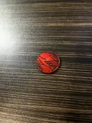 Acres - Pokemon TCG: Red Plastic Collector Coin - Rare Shiny Legendary