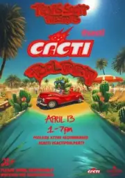 Travis Scott Presents Cacti Pool Party On April 13th 2025 Home Decor Poster