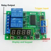12V 2Ch multi-function Delay Relay Timer Control Switch LED PLC Home Lamp Motor