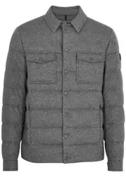 Moncler Todorka Quilted Cashmere-blend Jacket - Grey - 2 (UK38 / M) 2 (UK38 / M)