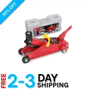 2 Ton Low Profile Hydraulic Trolley Jack with Storage Case - 13" Lift Height