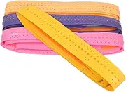 4pcs Badminton Racket Grip Bands Reusable Overgrip Protector Anti-Slip Net Racket Tape Wrap Sweat-Absorbing Handle Grip for Tennis Badminton Players