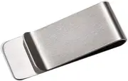 [AIMALL] 2PCS Money Clip Cash Note Business Card Holder Stainless Steel Mens Wallet Metal - Durable Cash and Business Card Holder, Slim Metal Wallet Alternative