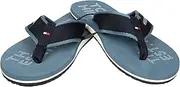 [Tommy Hilfiger] XM0XM02885 Men's Flip Flops with Strap Beach Wear Fabric