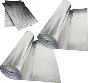 Insulation Foam Board, 3.28x9.84ft Reflective Foam Insulation Board Shield, Heat Shield, Thermal Insulation for Roof Hood Trim Car Door and Trunk Foam Insulation Board