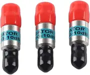 MUNEFE SMA Male to Female Coaxial Attenuator, RF Coaxial Attenuator, Alloy Fixed Coaxial Attenuator for Connector 2W 6GHz 1‑30dB(10db)