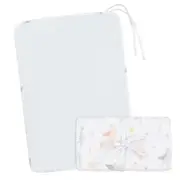 Living Textiles Baby Cotton Waterproof On The Go Travel Change Mat Ava Birds