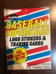 1988 Fleer Limited Edition Baseball Superstars Box Set, 44 Cds, Unopened