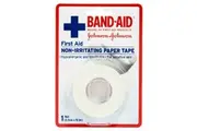 Band-aid First Aid Non-irritating Paper Tape 2.5cm X 9.1m 1 Pack