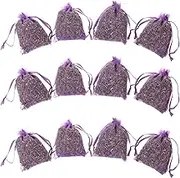BUGUUYO 12 Pack Natural Flower Sachets Bag Drawer Scented Sachets for Wardrobe Closet Car Freshener