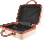 [VALICLUD] Stylish Mini Makeup Suitcase Travel Case Makeup Organizer Compact Storage Box for Women Plastic Carrying Case for Jewelry