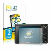 Sony Cyber-Shot DSC-RX100 VII, 2x BROTECT® HD-Clear Screen Protector hard-coated