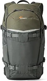 Lowepro Flipside Trek Bp 350 Aw Outdoor Camera Backpack for Photographers Who Carry A Balance of Photo and Personal Gear for A Day in Nature, Grey / Green, (LP37015-PWW)