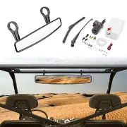 Electric Windshield Wiper Motor & Center Mirror For Polaris RZR General 1000 XP