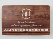 ALPINE Beer Co Informational Description: Duet, Willy Vanilly, Nelson, Bad Boy +