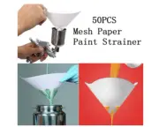 100pc Jeteven Strainer Cone Silicone Funnel Filter Cone Shaped Fine Nylon Mesh