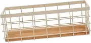 CONGARTENO Iron Storage Basket with Hanging Design Metal Wire Organizer for Desktop Home Decor and Elegant Storage Easy Installation Capacity Matte Finish