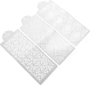 LIFKOME 1Set Cake Stencils for Cake Decoration Durable Baking Templates with Smooth Surface for Easy Demoulding for Birthday Wedding and Anniversary Cakes