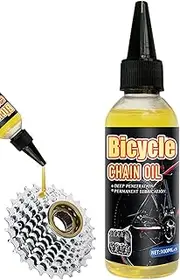 Oil Chain Lubricant - 100ml Long Lasting Chain Lubricant,All-Weather Chain Lube, Waterproof Chain Care for Suspension Dust Seals, Exercise Rower Chains, Silent Drivetrains
