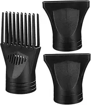 OHPHCALL Blow Dryer Brush 3 Comb Attachments Hair Dryer Nozzles for Styling Hair Dryer Brush Diffuser Nozzle