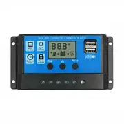 Amp Solar Panel Regulator Charge Controller Battery Dual USB