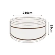 Round Spa Cover - 210cm Diameter