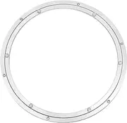 [uxcell] Aluminum Lazy Susan 24 Inch Turntable Ring Large Bearing Metal Rotating Turntable Bearings Swivel Plate Hardware for Round Dining-Table Showcase Display Stand Services Silver