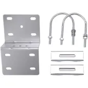 2X(Antenna Pole Mount Kits, Antenna Pole Mount Bracket with U-Bolts Clamp3381