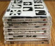 6 2003 Stampin Up Rubber Uncounted Sets Bold Shapes And Patterns