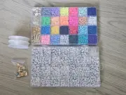 Friendship Bracelet Kit - Letters, Color, Beads, Charms, And String