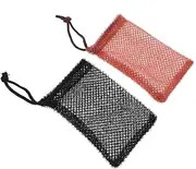 NOLITOY Dual Soap Bar Bags Shampoo Bar Bag Soap Pouch Net Face Cleanser Attachment Quick Dry for Bathroom Organizati