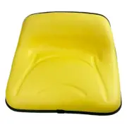 E-AM38202 Seat, Yellow 8-1/4" Low Back for John Deere 111H, 112L, 116, 116H, +++