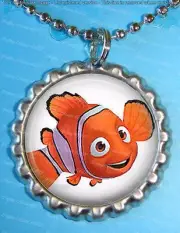 Finding Dory Silver Bottle Cap Necklace #3