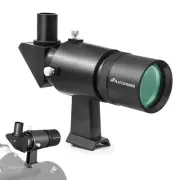 Finder Scope, 9x50 Right Angle Metal Optical Finderscope for Astronomical Tel...