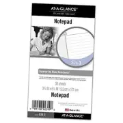 Day Runner Lined NotePad Pages, Refill, Loose-Leaf, Undated, for Planner, 3