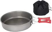 QSTDGVPW Frying Pan Nonstick Saucepan Comfortable Handle Cooking Pot Cookware for Outdoor, 19.6 cmx4.6 cm