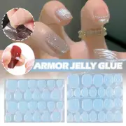 Double-Sided Nail Glue Tabs Sticker Adhesive False Nail Jelly Gel Glu Prof A7N7